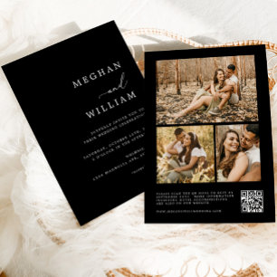 QR-Code für zeitgenössische Kalligrafie Einladung