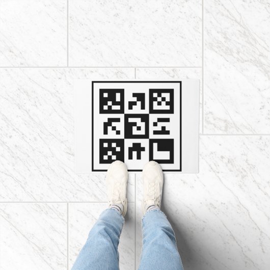 qr Code Fußmatte (Indoor)