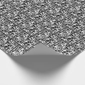 QR-Code Geburtstag Geschenkpapier (Ecke)