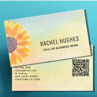 QR Code Gelbe Sonnenblume
