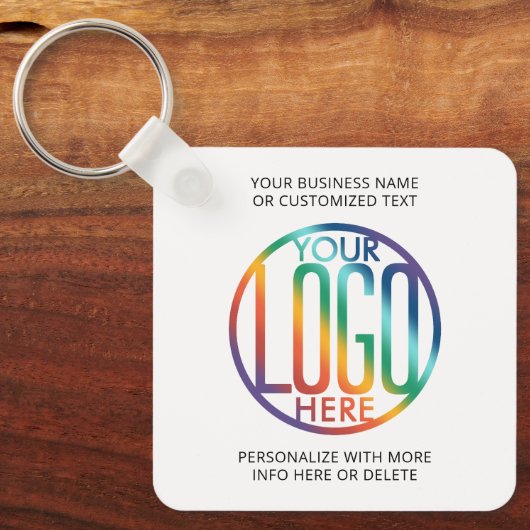 QR Code Generator & Logo Werbeaktion Schlüsselanhänger (Vorderseite)