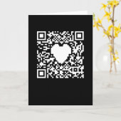 QR-Code-Generator mit einem Herzen Karte (Gelbe Blume)