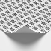 QR Code Generator Moderne Unternehmensförderung Geschenkpapier (Ecke)