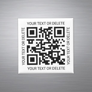 QR Code Generator Modernes Business Promotion Swag Magnet