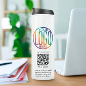 QR Code Generator und Werbung für Ihr Logo Thermosbecher