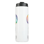 QR Code Generator und Werbung für Ihr Logo Thermosbecher (Vorderseite)