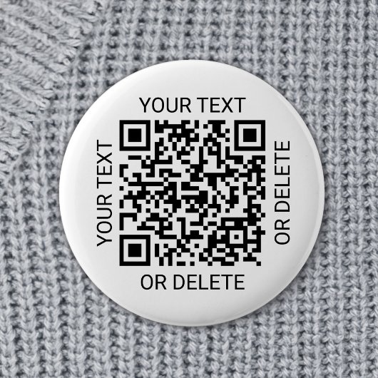 QR Code Generator Werbewebsite Einfach Weiß Button