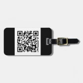 QR CODE GEPÄCKANHÄNGER (Vorderseite horizontal)