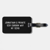 QR CODE GEPÄCKANHÄNGER (Rückseite horizontal)