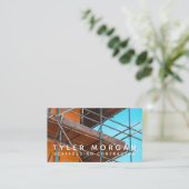 QR-Code Gerüstungsunternehmen Visitenkarte (Stehend Vorderseite)