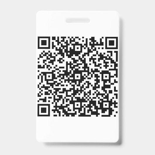 QR-Code-Geschäft Ausweis (Vorderseite)