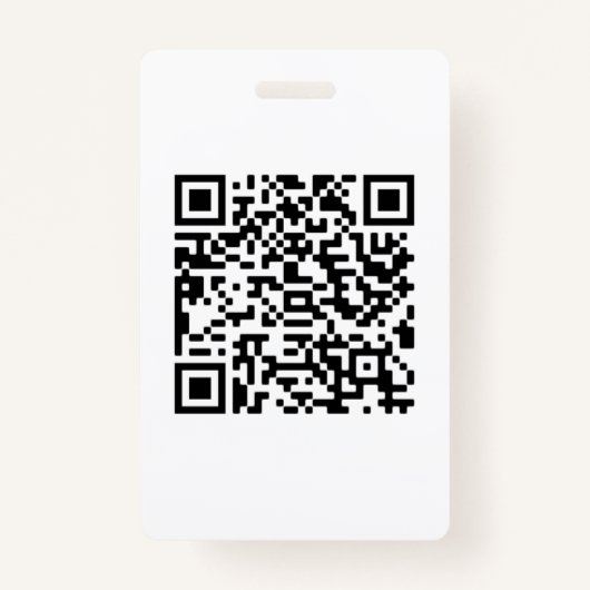 QR-Code-Geschäft Ausweis (Vorderseite)