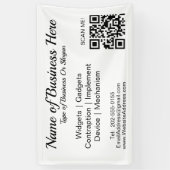 QR-Code-Geschäft Banner (Vertikal)