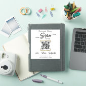 QR-Code-Geschäft bezahlen Aufkleber (iPad Hülle)