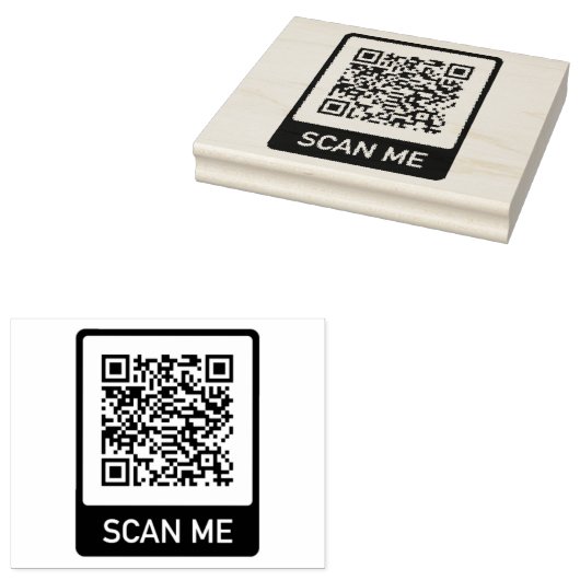 QR-Code-Geschäft Gummistempel (Stempel)