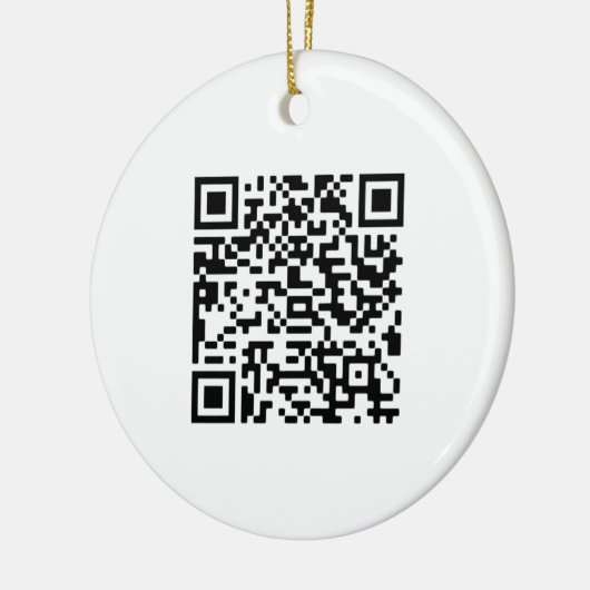 QR-Code-Geschäft Keramik Ornament (Links)