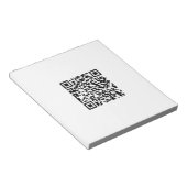 QR-Code-Geschäft Notizblock (angewinkelt)