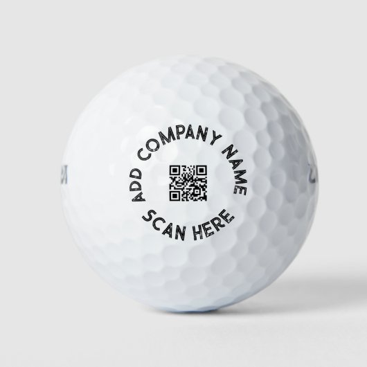 QR-Code-Geschäftsbranding-Promotion-Golfbälle Golfball (Vorderseite)