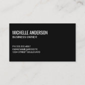 QR-Code | Geschäftsfrau Visitenkarte (Rückseite)