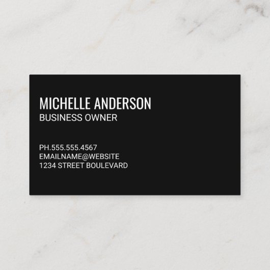 QR-Code | Geschäftsfrau Visitenkarte (Rückseite)