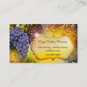 QR-Code-Geschäftskarte für Weingut oder Weinberg Visitenkarte