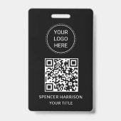 QR-Code-Geschäftslogo Geschäftsveranstaltung Ausweis (Vorderseite)