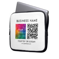 QR-Code Geschäftslogo hier Stilvolle Vorlage hochl