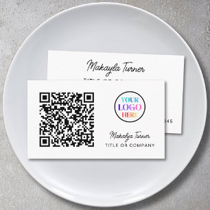 QR-Code Geschäftslogo Modern Professionell Visitenkarte