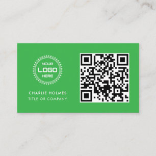 QR-Code-Geschäftslogo   Professionell und Modern  Visitenkarte