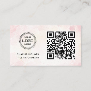 QR-Code-Geschäftslogo Professionell und Modern Visitenkarte