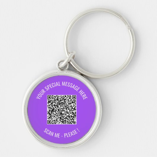 QR-Code - Geschenk für den Schlüsselanhänger von S (Vorne)
