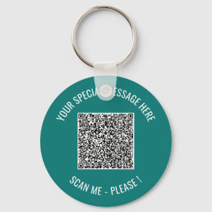 QR-Code-Geschenk-Schlüsselanhänger mit Textnachric Schlüsselanhänger