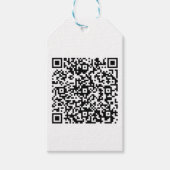 QR-Code Geschenkanhänger (Vorderseite)