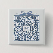 QR-Code-Geschenkbox mit initialen Registrierungska Button (Vorderseite)
