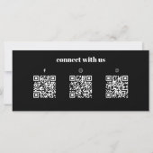 QR-Code-Geschenkgutschein für einfache Logos (Rückseite)