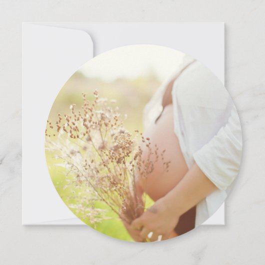 QR Code Geschlecht Neutral Wood Einzigartige Kinde Save The Date (Rückseite)