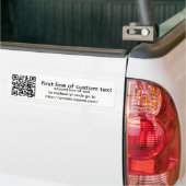 qr Code-Gewohnheits-Autoaufkleber Autoaufkleber (Auf Lkw)