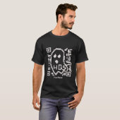 QR-Code-Ghost T-Shirt (Vorne ganz)