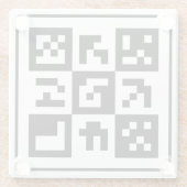 qr Code Glasuntersetzer (Rückseite)