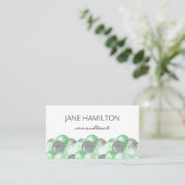QR-Code Glitter-Balloons Visitenkarte (Stehend Vorderseite)