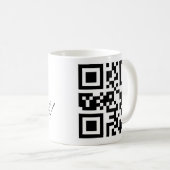 QR Code - glückliches Chanukah! Kaffeetasse (VorderseiteRechts)