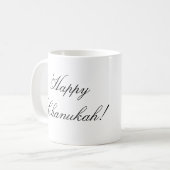 QR Code - glückliches Chanukah! Kaffeetasse (Vorderseite Links)