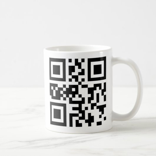 QR Code - glückliches Chanukah! Kaffeetasse (Rechts)