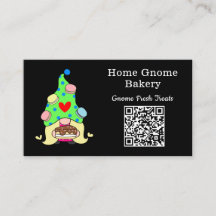 QR Code Gnome Heimat Bäckerei Schwarz