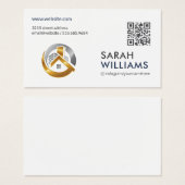 QR-Code | Gold Real Anwesen Logo (Vorne & Hinten)