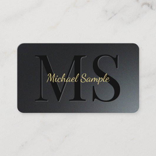 QR Code Gold Text gerundete Ecke Luxuriös Visitenkarte (Vorderseite)