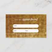 QR Code Gold Visitenkarte (Vorderseite)