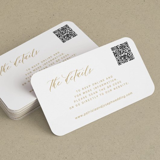 QR CODE Goldmedaille Begleitkarte