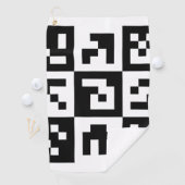 qr Code Golfhandtuch (Insitu)