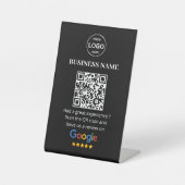 Qr Code Google Reviews Business Review Sockelschild (Vorderseite)